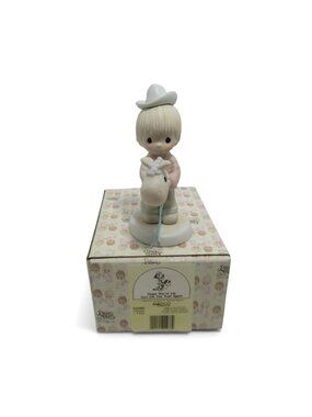 Precious Moments Hope You're Up and On The Trail Again 1989 Vintage